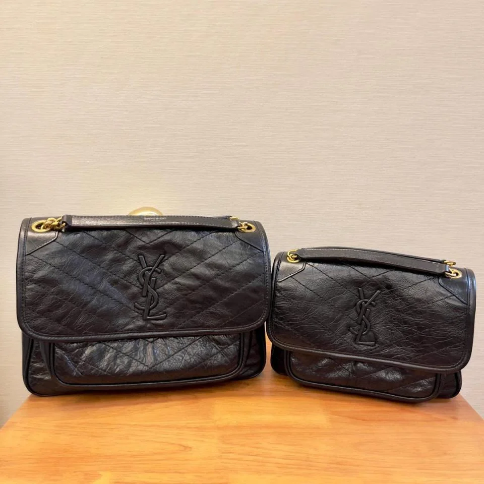 Y家Niki油蠟皮鏈條包(22cm)